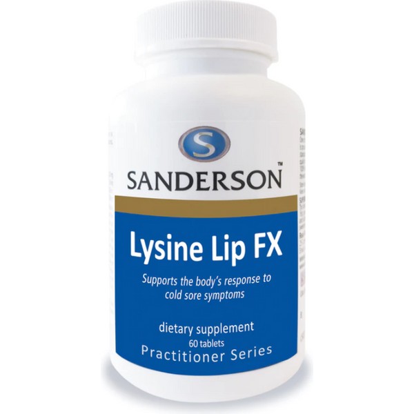Sanderson Lysine Lip FX Tablets 60