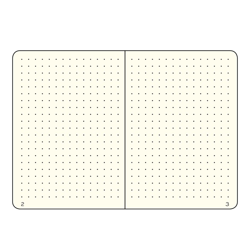 LEUCHTTURM1917 Medium A5 Hardcover Blank Notebook Rising Sun 251 Pages