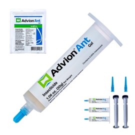 Advion Insecticide Best Ant Gel - 4 x 30g Tubes of Ant Bait With Two Premium Plungers and One Regular Plunger - Indoor and Outdoor Infestations