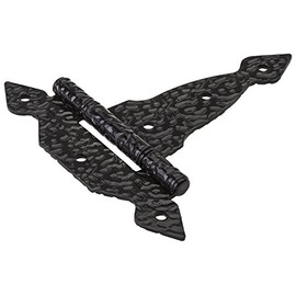 National Hardware N109-011 Spear T-Hinge, 6 Inch, Black