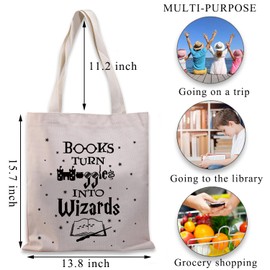 Book Lover Tote Bag For Book Club Reading Lover Gift Librarian Birthday Handbag