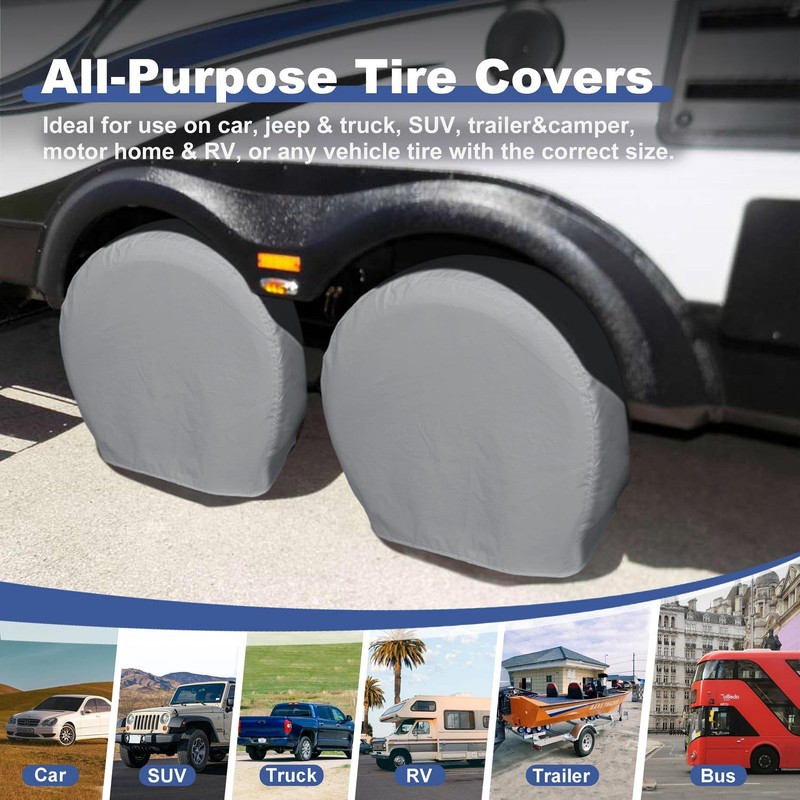 Explore Land Tire Covers 2 Pack - Tough Tire Wheel
