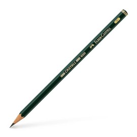 Faber-Castell 119010 Graphite Pencil – Graphite F Pencil F 1Pièce (S), Black, One Piece (S))