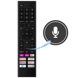 AULCMEET ERF3D80H Replaced Voice Remote Control Fit for Hisense TV 55A6BG 58A6BG 65A6BG 70A6BG 75A6BG 85A6BG 50A6EG 50A6FG 50A6GG 50A6HG 50A6EGCH 58A6CG 58A6DG 58A6DGCH 58A6EG 58A6FG 58A6GG 58A6HG