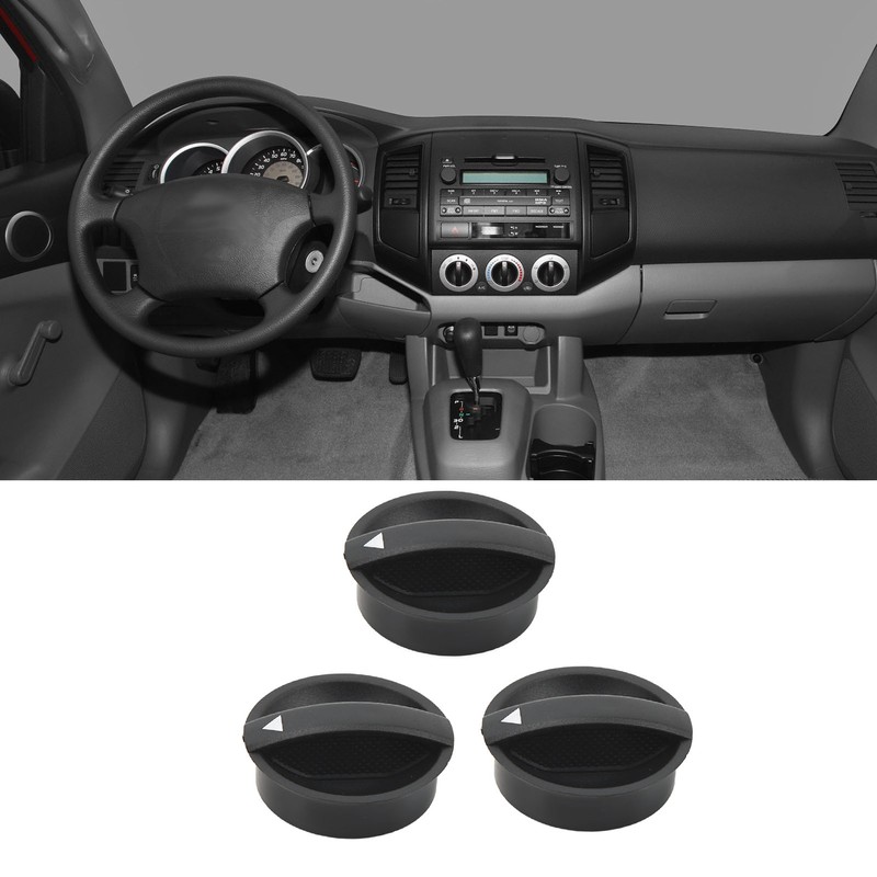 3PCS Car Air Conditioner Climate Control Knob 55900‑04020 Replacement for