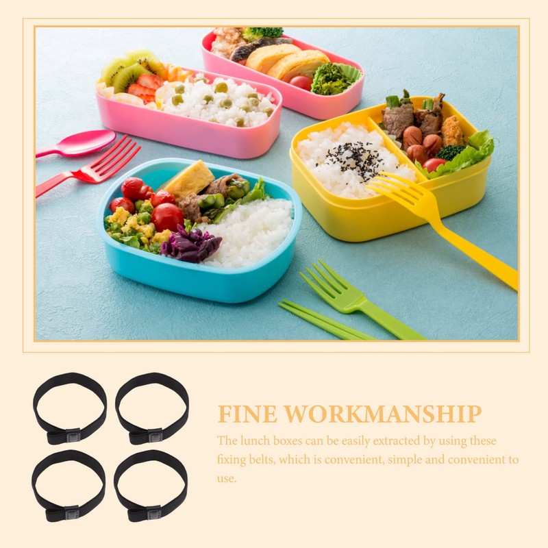 OUNONA Lunch Box Elastic Band Lunch Belt Lunch Band Lunch