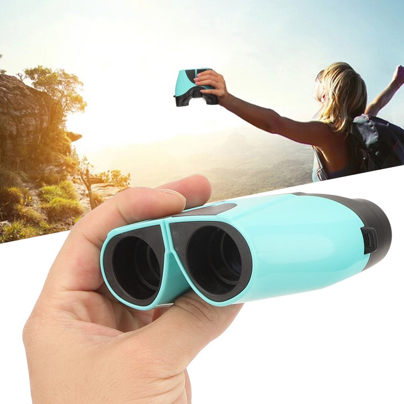 10X22 Plastic Compact Body Outdoor Portable Easy Focusing Binocular Telescope