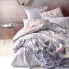 SUSSEXHOME Blush in Gray Duvet Cover Set | Gray, Full