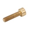 50Pcs Cap Hex Socket Screw Copper Fastener Hardware Tools Industrial