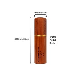 WDT Espresso Distribution Tool for Barista with 0.35mm 6 Stainless Steel Needle Distributor for Espresso Stirrer, Aluminum Alloy/Wooden Handle with Stand (Wooden Color)