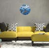 Naanle 3D Beautiful Dolphins Jumping Out Ocean Print Round Wall