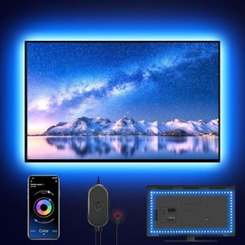 LED Lights for TV, 13.2ft TV LED Backlight for 32-65 Inch, RGB LED Strip Lights Behind TV, APP Remote Control Music Sync TV Led Lights for Bedroom - Color: 9.8ft for 32"-43" TV