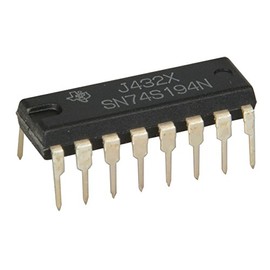 Major Brands 74S194 Bidirectional Shift Register, 4 Bit, DIP-16 (Pack of 10)