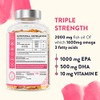AAVALABS Omega 3 Fish Oil 2000mg per Daily dose (2