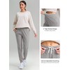 Women's Fleece Lined Joggers High Waisted Water Resistant Thermal Hiking
