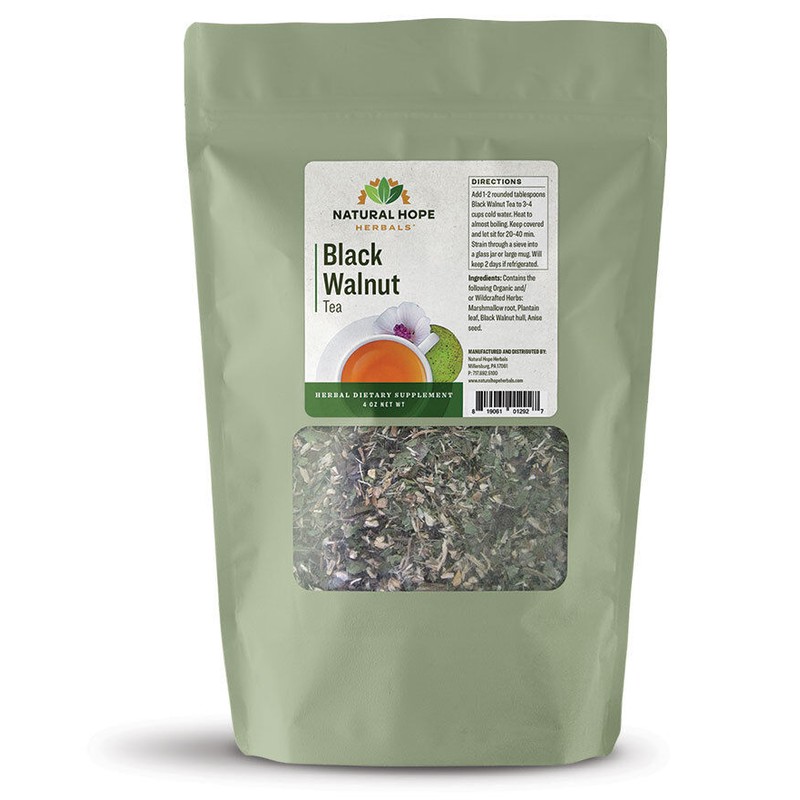 Natural Hope Herbals BLACK WALNUT TEA - Organic Herb Oral