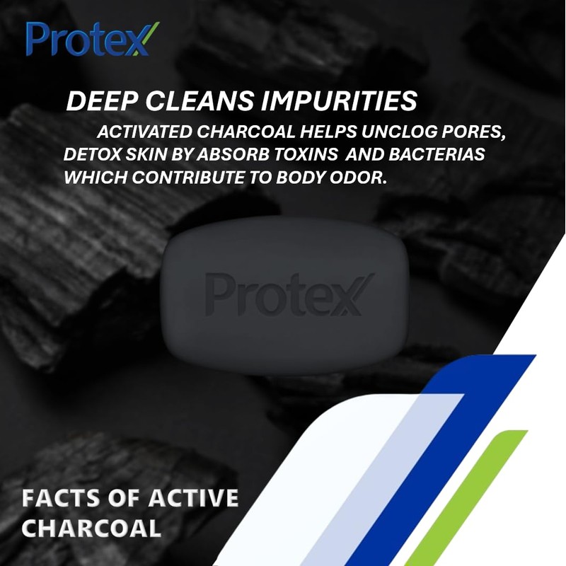 Active Charcoal Bar Soap (Pack of 4, 2.11 oz. Each)