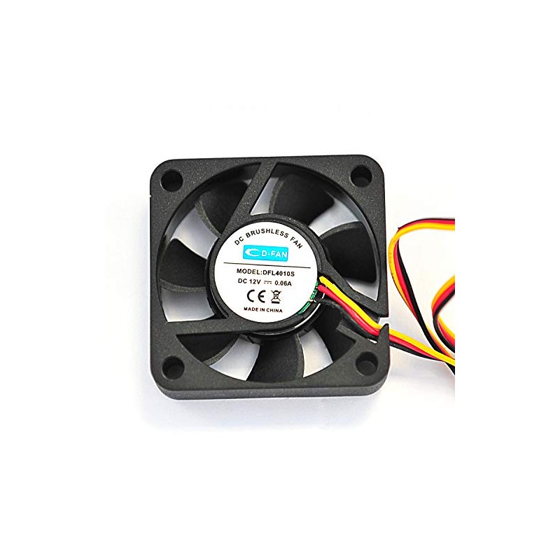 Rhombutech® Whisper Quiet Fan, 40 x 40 x 10 mm,