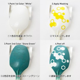 Haikyu Parts HEX-MSK2 Mask Stickers for Hex Camouflage, Pack of 3, Masking Stickers for Plastic Models