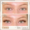 Brown Lash Clusters Kit, Natual Fishtail Lash Extension Kit, Wispy