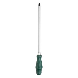 HARFINGTON PH3 Phillips Screwdriver #3 13.8" Magnetic Demolition Screwdrivers 9.8" CR-V with Ergonomic Handle for DIY Repairing, Green