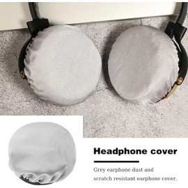 HESUSUSI Stretchy Headphone Covers Pack of 6 10 cm Earcup Earpad Covers Stretchable Headphone Covers Washable Foam Headphones Ear Cups for Most on Ear Headphones with 9 to 11 cm Ear Pads