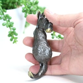 Fyne-Finds Cast Iron Hook Rustic Vintage Scottie Dog Tail Hook Leads Coat Keys Clothes Towel Wall Mounted Hanger