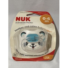 Nuk Soothes and Calms pacifier 0-6 months New animal faces