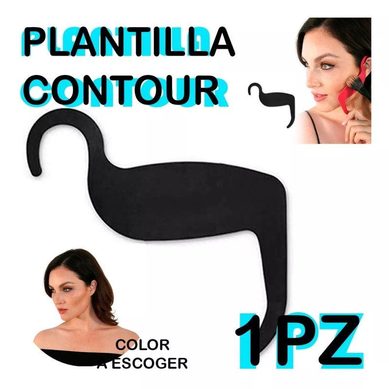 Universo en Linea Plantilla Aplicar Maquillaje Delineado Contorno Cejas F