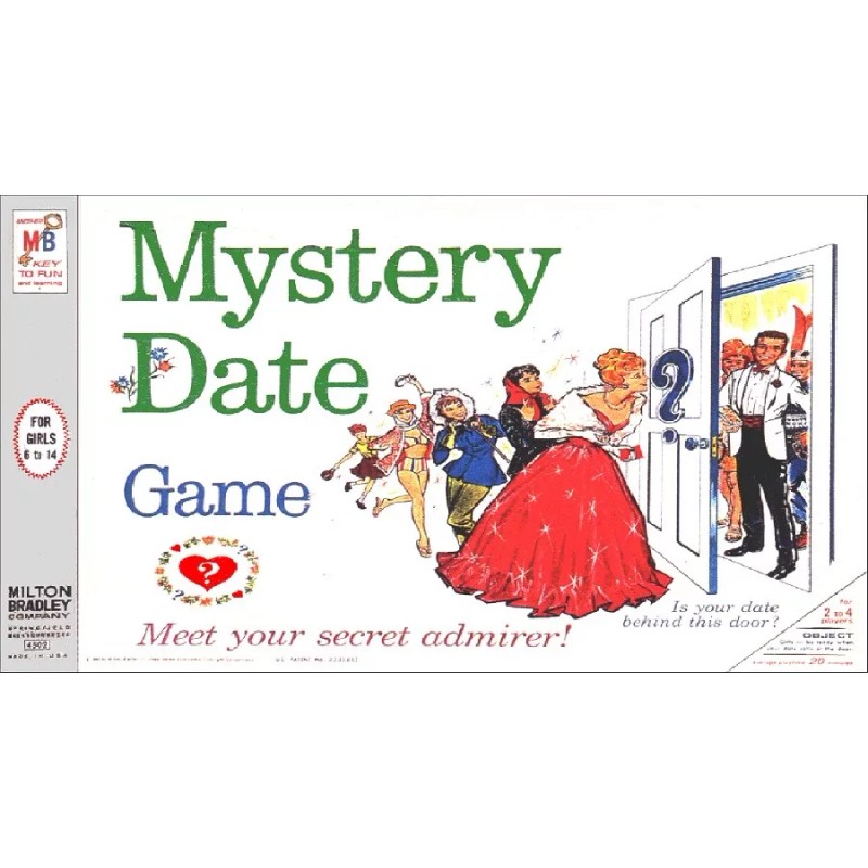 MYSTERY DATE BOARD GAME MAGNET! 3 1/2" X 2"