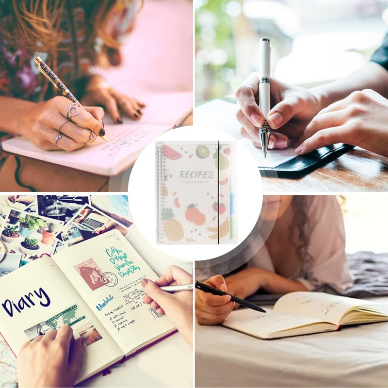 Recipe Book, Blank Hardcover Cookbook to Write In Your Own