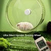 Super-Silent Hamster Exercise Wheel: Silent Spin Toys Hamster Running Wheels