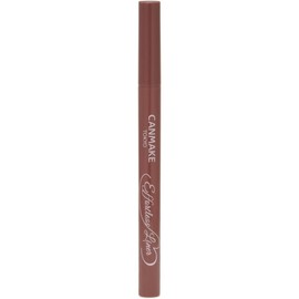  Canmake Effortless Liner 02 Cache Coeur Pink 0.63ml Liquid Eyeliner Pencil Shedding Feel Pink Brown