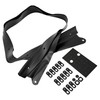 HECASA Rain Rail Replacement Compatible with 1990-2005 Mazda MX5 Miata