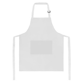 Milifox Kids Apron with Pockets 1 Pack Adjustable Children Chef Apron Art Smock for Painting Cooking Baking Craft Kitchen Classroom(White)