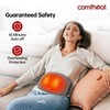 comfheat Portable Back Heating Pad with Vibration Massage, Cordless Lower