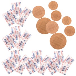 Kisangel Flexible Circle Bandages for Fingertips 80pcs Round Bandages Breathable Comfortable Wrap