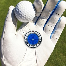 Ball Marker, Double Sided Ball Marker Reading Aid, Reading Aid for Precision Green Measurement Golf Course, Soccer Field