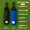 2 Piece Golf Ball Carry Bag, Portable Golf Ball Bag