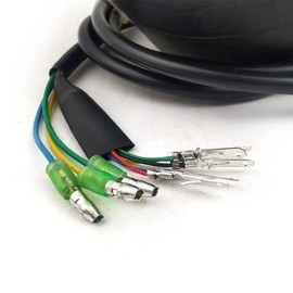 L-faster 24V/36V 200W 5 Inch Electric Scooter Motor Wheel with Solid Tire 5" Electric Brushless DC Gearless Hub Motor with Hall Sensor (24V)