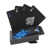 black playing cards black plastic play poker magic millionaire magic