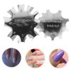 Ipetboom French Manicure Accessories 2pcs Nail Tip Trimmer Templates for