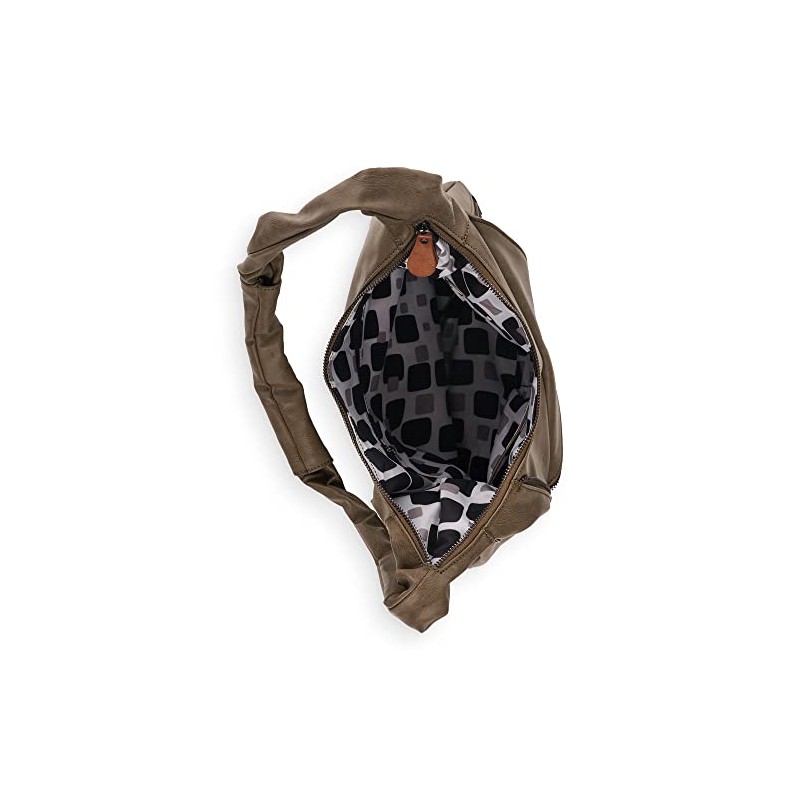 Remonte Women's Q0610 Shoulder Bag, Olive/Cayenne