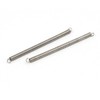 sourcingmap 0.3mmx3mmx60mm 304 Stainless Steel Tension Springs Silver Tone 5pcs