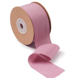 Ligtmor Gift Ribbon Wedding Ribbon Decorative Ribbon 3.8 cm x 23 m Chiffon Ribbon Bows Fabric Ribbon – Dark Pink