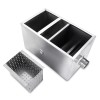 dtangor Commercial Grease Trap 8LB Stainless Steel Interceptor Restaurant Kitchen