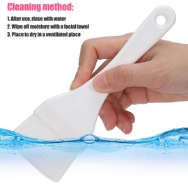 Juego de Brochas para Mascarilla, Moderadamente Suaves y Duras, Reducen las Manos Pegajosas, Brochas para Mascarilla Facial para Mascarilla Cosmética, Base, Loción Corporal y