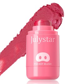 Pocket Blush Stick – 3-in-1 Blush, Highlighter & Lipstick, Long-Lasting, Waterproof, Blendable, Lightweight Cream Blush, Travel-Friendly Blushers for All Skin Tones