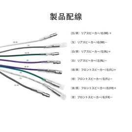 LONNIK Beat Sonic Compatible Speaker Output Removal Cable for Toyota Cars with Display Audio Added Tweeter/Woofer