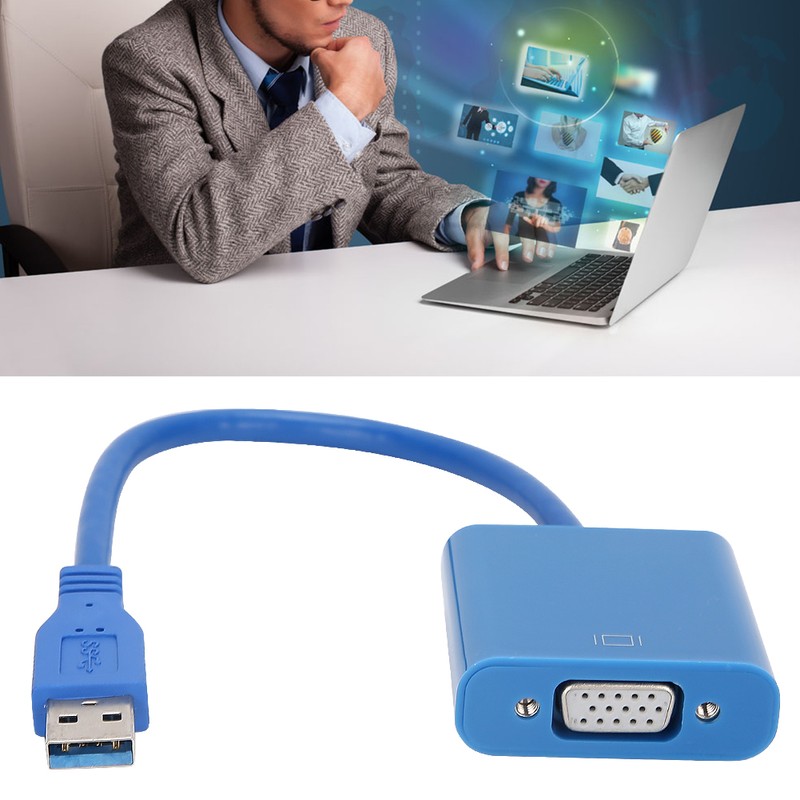 USB 3.0 to VGA Video Graphics Card Display External Cable